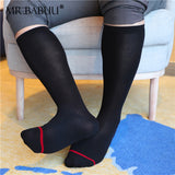 3Pairs Pack Mens Circled Toe Thin Sheer Cotton Over The Calf Suit Dress Socks 0072