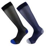 2Pairs Pack Men's Solid Color OTC TNT Dress Sheer Formal Socks 0020