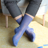 9Pairs Pack Various Colors Mens Classic Vintage Pattern Casual Sheer Socks 0124