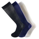 3Pairs Pack Mens Net Mesh Thin Cotton Spandex Over The Calf Long Formal Suit Dress Socks 0073